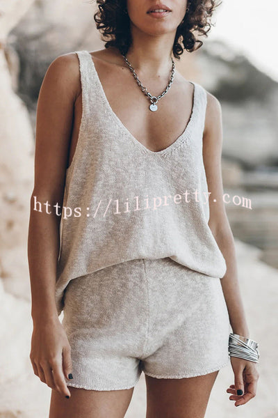 Happy Weekend Knit Loose Tank