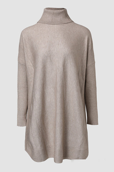 Casual Daily Solid Color Turtleneck Sweaters(3 Colors)