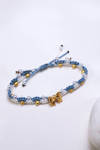 Blue Handmade Butterfly Bracelet