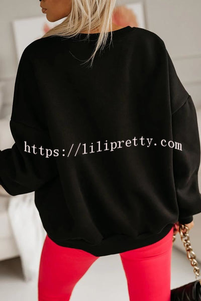 Unique Modern Feel Leopard Portrait Print Casual Sweatshirt