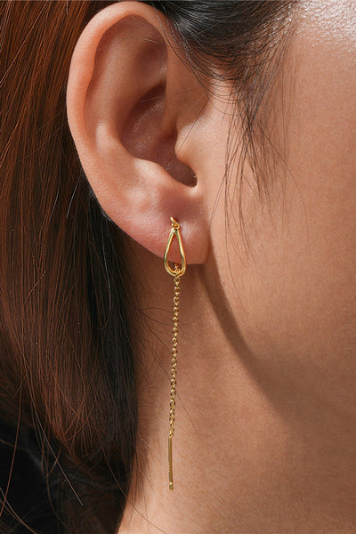 Simple and Exquisite Linear Earrings