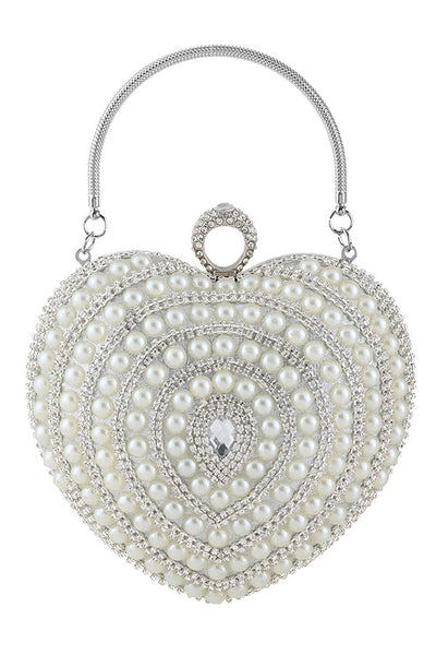 Banquet Fashionable Diamond-encrusted Pearl Versatile Handbag