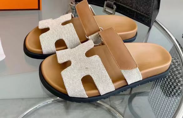 Faux Suede Velcro Flat Sandals