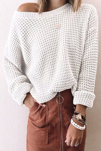 Fashion Casual Solid Patchwork O Neck Tops