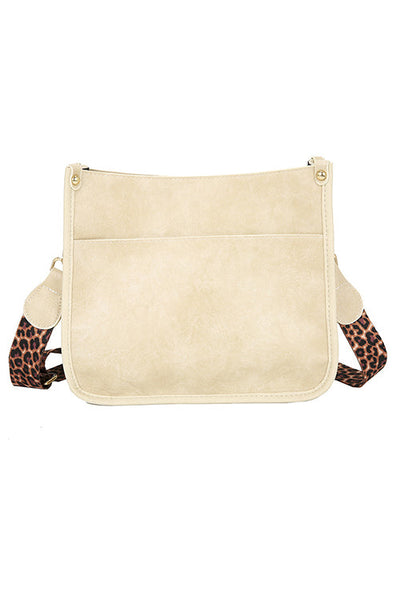 Leopard Strap Crossbody Purse