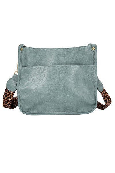 Leopard Strap Crossbody Purse