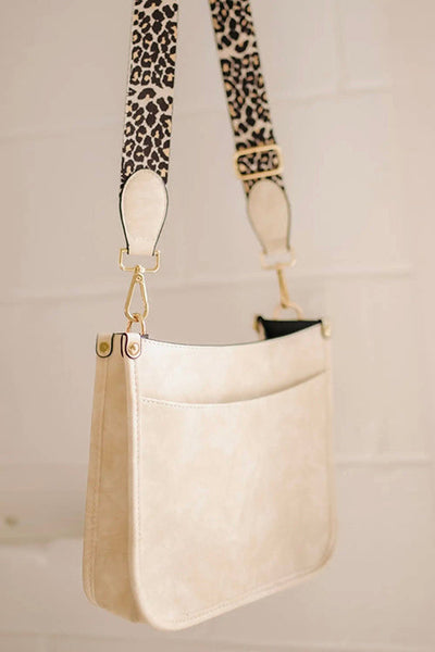 Leopard Strap Crossbody Purse