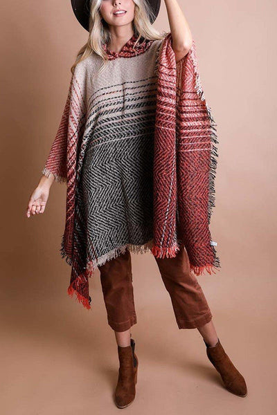 Grand Canyon Hooded Poncho